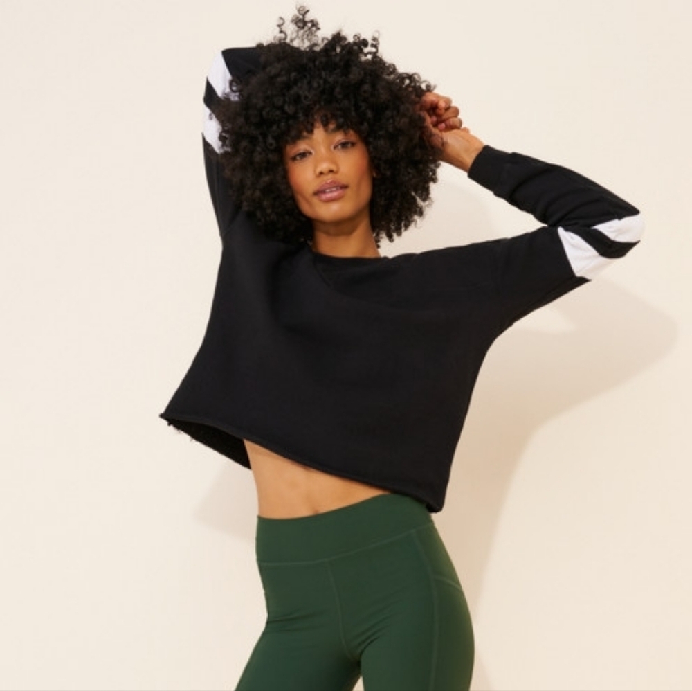 Year Of Ours Cropped Varsity Sweatshirt